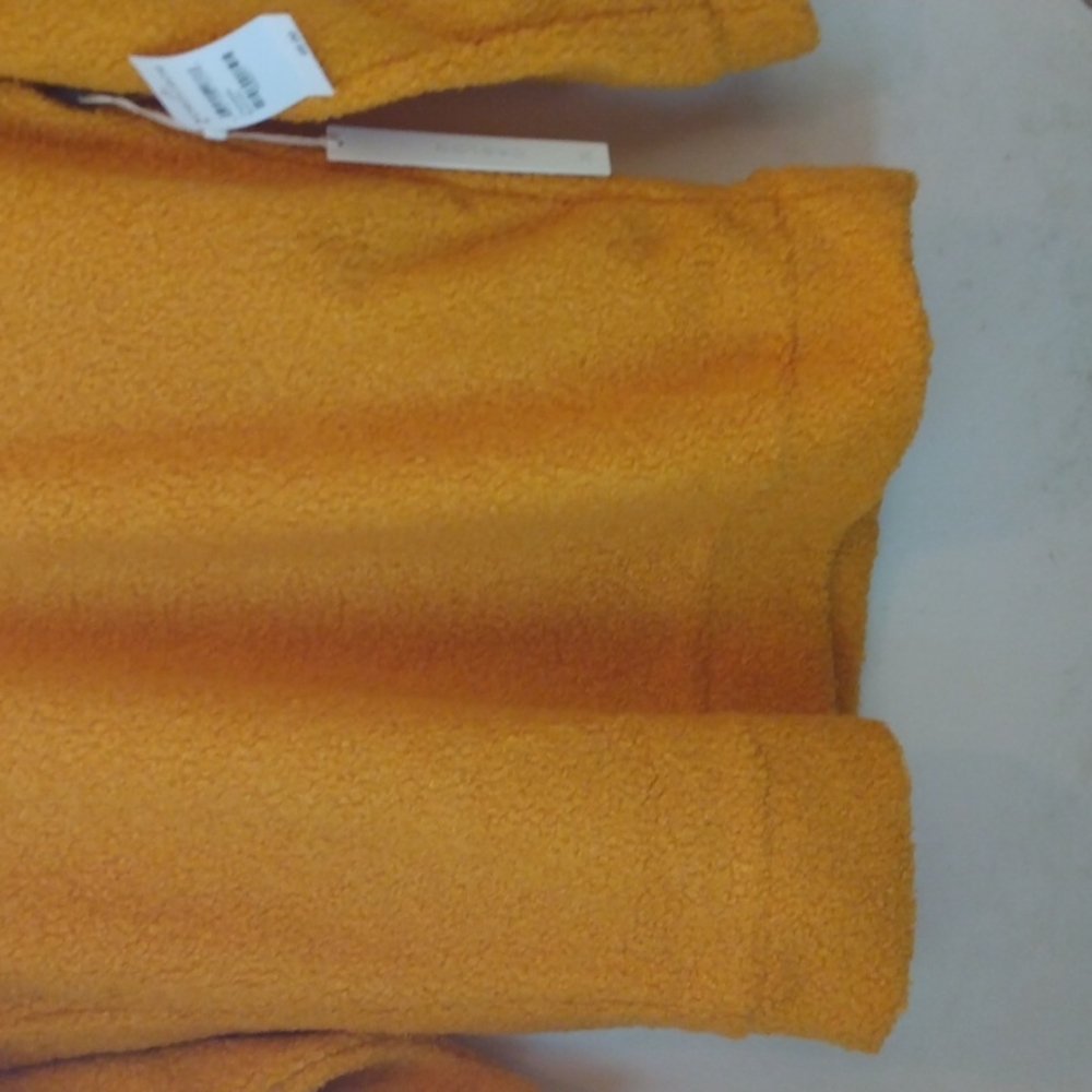 Caslon yellow Sherpa Shearling Teddy Sweater Size Small - Picture 6 of 11